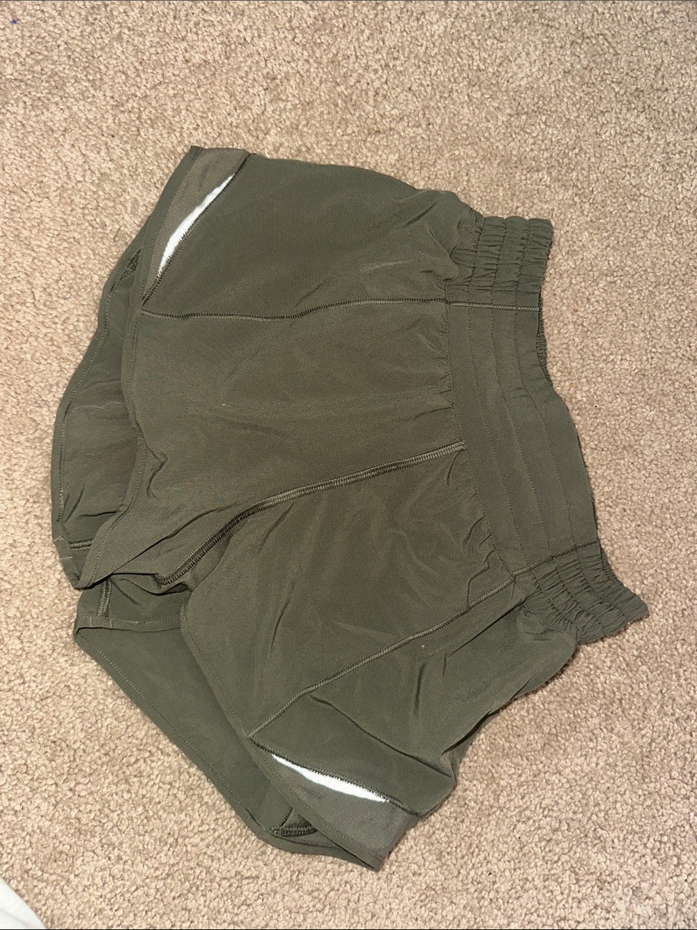 lululemon athletica Olive Green Athletic Shorts